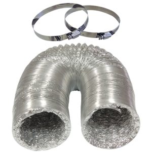 UltraGrow – Aluminum Ducting 6” 25′ with 2 clamps