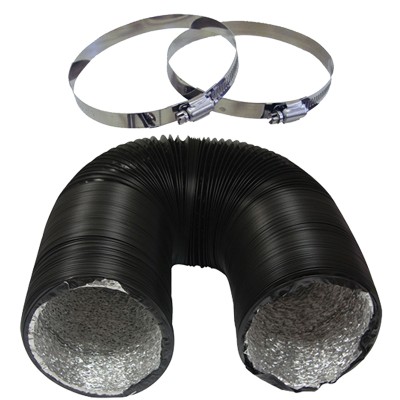 UltraGrow – PVC Ducting 10” 25′ w/ 2 clamps