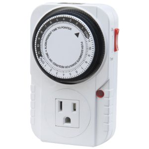 UltraGrow – 120V Mechanical Timer, Single outlet