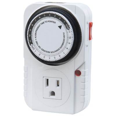 UltraGrow – 120V Mechanical Timer, Single outlet