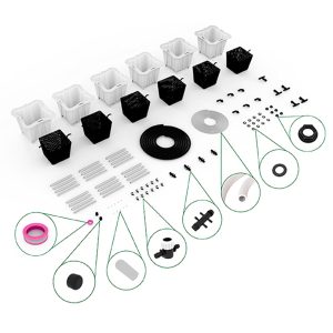 TBC - 3 GAL BLK 6-BUCKET KIT