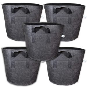 UltraGrow 5-Pack 2 Gallon Cloth Grow Bags